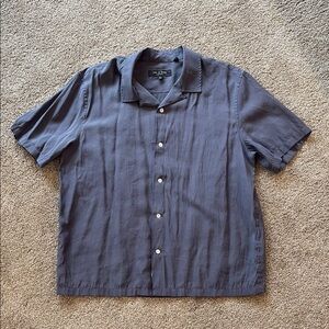 Rag and Bone Short Sleeve Button Up Large